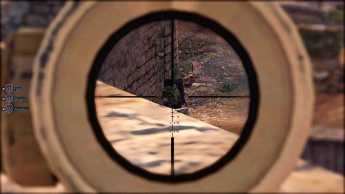 Biegnij dalej i wypatruj drewnianych schodów po prawej - 09 - Po nitce do kłębka - Kampania - Medal of Honor: Warfighter - poradnik do gry