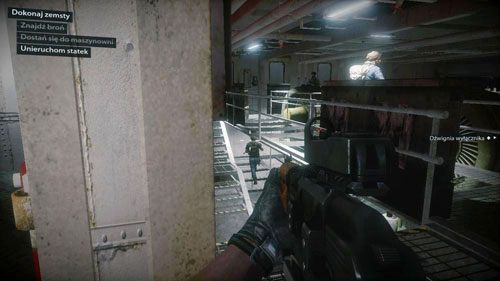 Cel: Unieruchom statek - 12 - Nocne spotkanie - Kampania - Medal of Honor: Warfighter - poradnik do gry