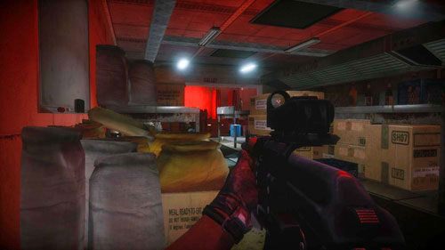 Stań w drzwiach po lewej i strzel w głowę przeciwnikowi za stołem - 12 - Nocne spotkanie - Kampania - Medal of Honor: Warfighter - poradnik do gry