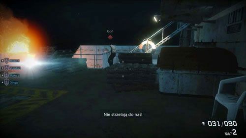 Po ich wyeliminowaniu idź do drzwi wyjściowych po lewej - 12 - Nocne spotkanie - Kampania - Medal of Honor: Warfighter - poradnik do gry