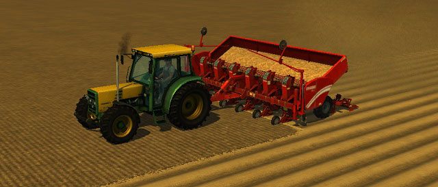 Sadzenie ziemniaków przy pomocy maszyny Grimme GL 660. - Uprawa ziemniaka | Uprawa ziemi w Farming Simulator 2013 - Farming Simulator 2013 - poradnik do gry