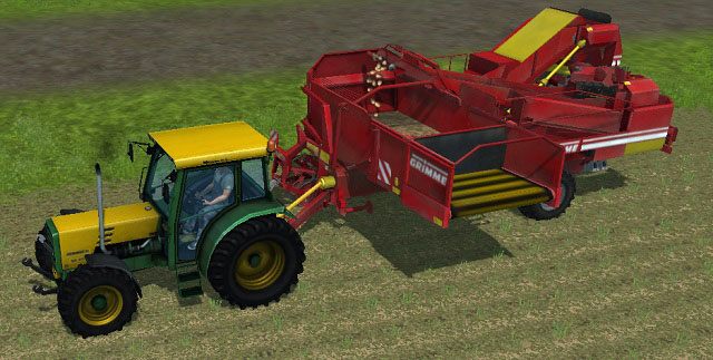 Zbieranie ziemniaków. Bez użycia najlepszej maszyny w grze czynność ta jest bardzo czasochłonna. - Uprawa ziemniaka | Uprawa ziemi w Farming Simulator 2013 - Farming Simulator 2013 - poradnik do gry