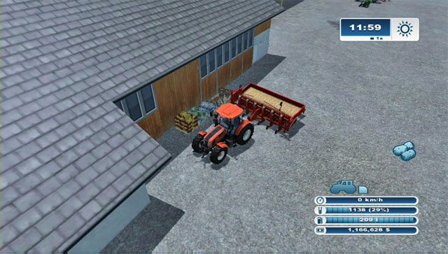 Sadzarkę, tak jak siewnik, musisz napełnić. - Uprawa ziemniaka | Uprawa ziemi w Farming Simulator 2013 - Farming Simulator 2013 - poradnik do gry