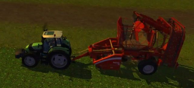 Zbieranie buraków cukrowych przy użyciu Grimme Rootster 604. - Uprawa buraka | Uprawa ziemi w Farming Simulator 2013 - Farming Simulator 2013 - poradnik do gry