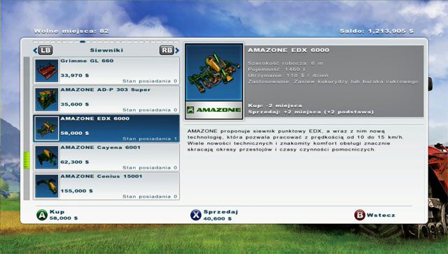 Zakup siewnik do buraków. - Uprawa buraka | Uprawa ziemi w Farming Simulator 2013 - Farming Simulator 2013 - poradnik do gry