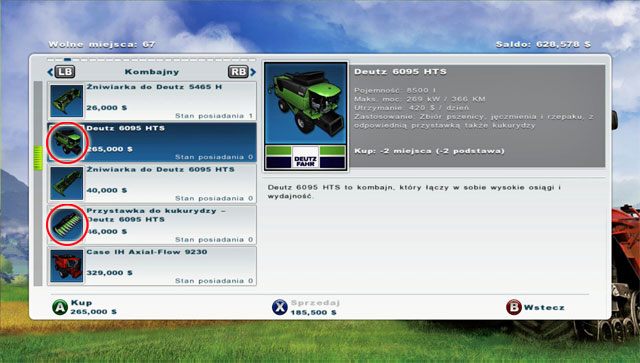 Do zebrania kukurydzy potrzebujesz specjalnej końcówki do kombajnu. - Uprawa kukurydzy | Uprawa ziemi w Farming Simulator 2013 - Farming Simulator 2013 - poradnik do gry