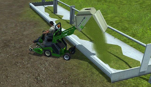 Kosiareczka AMAZONE Profihopper doskonale nadaje się do karmienia owiec. - Hodowla owiec | Hodowla zwierząt w Farming Simulator 2013 - Farming Simulator 2013 - poradnik do gry