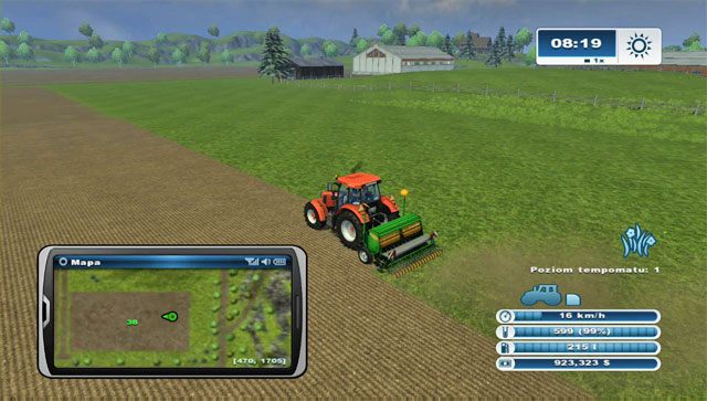 Zasiew trawy odbywa się tylko raz. Po skoszeniu trawa po czasie odrasta sama. - Hodowla owiec | Hodowla zwierząt w Farming Simulator 2013 - Farming Simulator 2013 - poradnik do gry