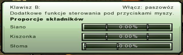 Informacje dotyczące pojazdy mieszającego. Musimy samemu ustalić skład mieszanki. - Hodowla bydła | Hodowla zwierząt w Farming Simulator 2013 - Farming Simulator 2013 - poradnik do gry