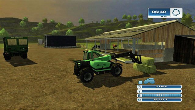 Jeśli wcześniej nie kupiłeś ładowacza firmy Weidemann zakup od razu ten model. - Hodowla bydła | Hodowla zwierząt w Farming Simulator 2013 - Farming Simulator 2013 - poradnik do gry