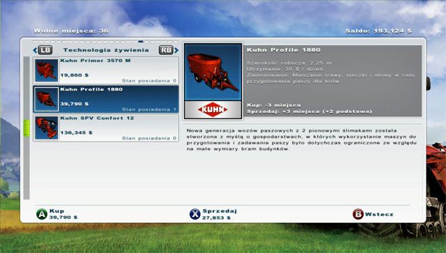 Zakup paszowóz, którym wytworzysz mieszkankę paszy. - Hodowla bydła | Hodowla zwierząt w Farming Simulator 2013 - Farming Simulator 2013 - poradnik do gry