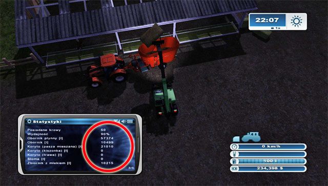 Wrzuć do paszowozu tylko belki słomy by wytworzyć im ściółkę i zwiększyć wydajność o 10%. - Hodowla bydła | Hodowla zwierząt w Farming Simulator 2013 - Farming Simulator 2013 - poradnik do gry