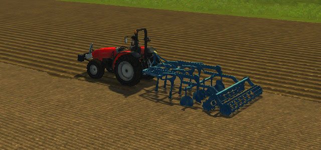 Kultywator przygotowuje pole pod zasiew. - Uprawa zboża | Uprawa ziemi w Farming Simulator 2013 - Farming Simulator 2013 - poradnik do gry