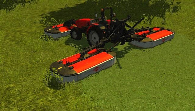 Koszenie trawy przy użyciu maszyn firmy Kuhn. - Uprawa siana i trawy | Uprawa ziemi w Farming Simulator 2013 - Farming Simulator 2013 - poradnik do gry
