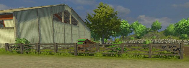 Kurza ferma znajdująca się w lokacji startowej. - Lokacje i budynki | Podstawy Farming Simulator 2013 - Farming Simulator 2013 - poradnik do gry