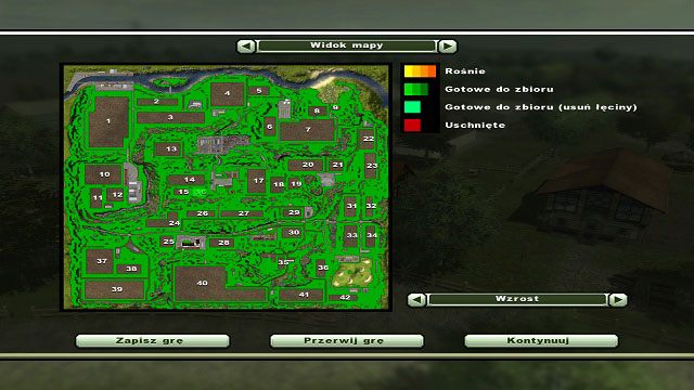 Ostatnie okno służy zlokalizowaniu wszystkich posiadanych przez nas maszyn - Opcje, mapy, PDA | Podstawy Farming Simulator 2013 - Farming Simulator 2013 - poradnik do gry