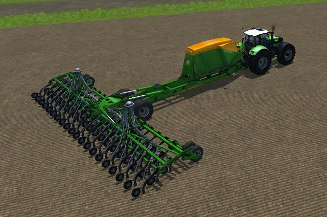 Amazone Cenius 15001 cechuje się olbrzymią wydajnością, gdyż nie wymaga uprzedniej kultywacji. - Maszyny | Podstawy Farming Simulator 2013 - Farming Simulator 2013 - poradnik do gry