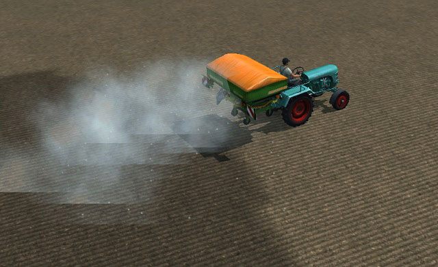 Przykład użycia rozrzutnika nawozu AMAZONE ZA-X 1402. - Maszyny | Podstawy Farming Simulator 2013 - Farming Simulator 2013 - poradnik do gry