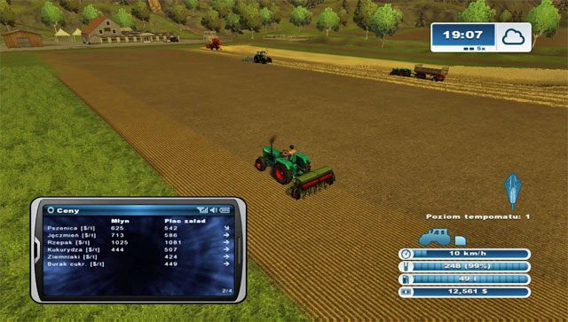 Kombajnowanie, kultywacja i sianie - jedno po drugim. - Kolejne zasiewy, opryski, zbiory i sprzedaż | Dalsze kroki - Farming Simulator 2013 - poradnik do gry