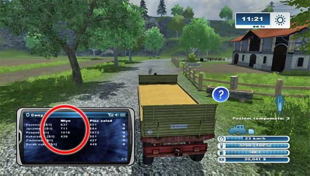 Czas skorzystać z drugiego sposobu pozyskania pieniędzy - Pierwsza sprzedaż sprzętu i nowy zakup - opryskiwacz | Pierwsze kroki - Farming Simulator 2013 - poradnik do gry