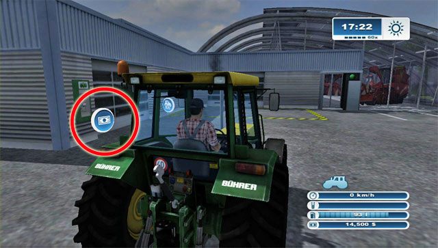 Udaj się do jednego z bankomatów, wejdź na jego ikonkę i wciśnij odpowiedni przycisk - Finansowanie - zarobić czy pożyczyć? | Pierwsze kroki w Farming Simulator 2013 - Farming Simulator 2013 - poradnik do gry