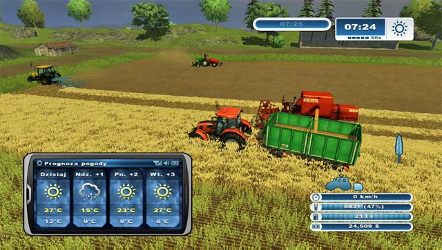 Nadszedł czas na zmianę kombajnu, który ma bardzo mały zbiornik na skoszone zboże. - Zakup nowego kombajnu | Uprawa ziemi w Farming Simulator 2013 - Farming Simulator 2013 - poradnik do gry