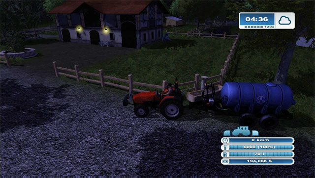 Wodę dostarczysz za pomocą beczki, a ją napełnisz przy studniach. - Budowanie dodatkowych budynków w Farming Simulator 2013 - Farming Simulator 2013 - poradnik do gry