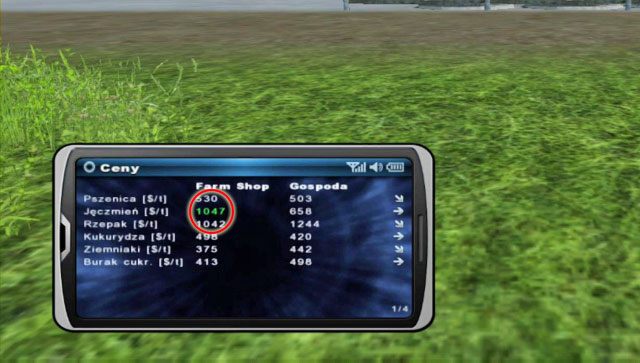 Druga sprawa dotyczy zwiększonego zapotrzebowania na dany towar w danym miejscu skupu - Zarządzanie sprzedażą | Uprawa ziemi w Farming Simulator 2013 - Farming Simulator 2013 - poradnik do gry