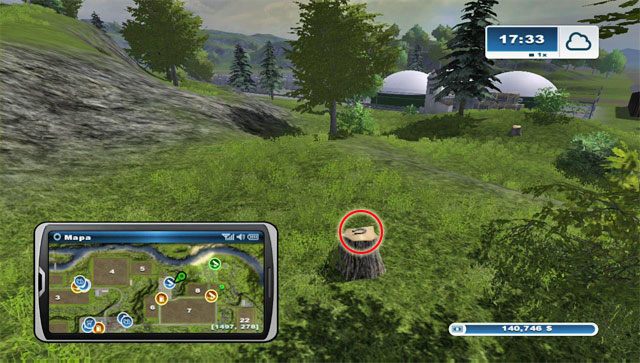 Podkowa leży nieco dalej na północny-zachód od podkowy #71 - Obszar F - podkowy 62 - 73 | Podkowy w Farming Simulator 2013 - Farming Simulator 2013 - poradnik do gry