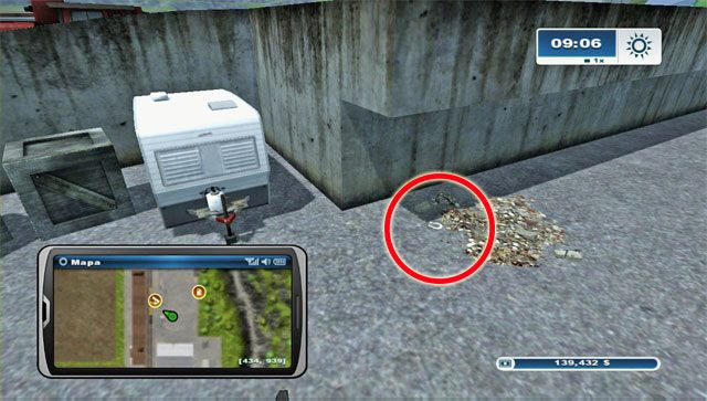 Podkowę znajdziesz na terenie Placu załadunkowego - Obszar H - podkowy 90 - 100 | Podkowy w Farming Simulator 2013 - Farming Simulator 2013 - poradnik do gry