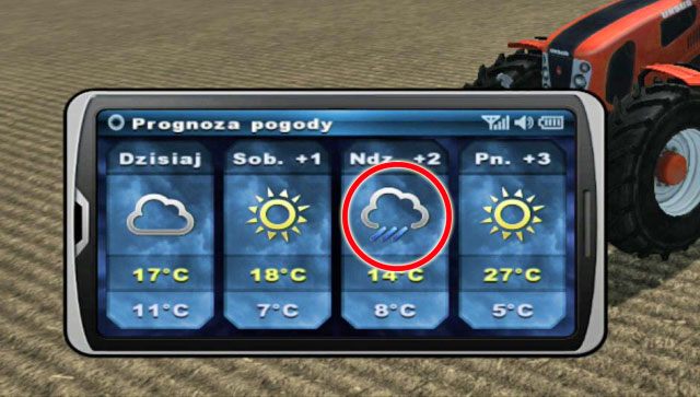 Najważniejszą rzeczą na którą teraz musisz zwrócić uwagę to pogoda - Nagroda za podkowy | Podkowy w Farming Simulator 2013 - Farming Simulator 2013 - poradnik do gry