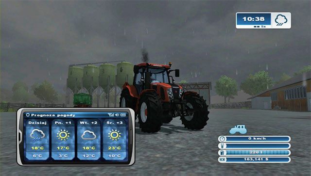 Zaczekaj aż deszcze ustanie i nieco się przejaśni. - Nagroda za podkowy | Podkowy w Farming Simulator 2013 - Farming Simulator 2013 - poradnik do gry