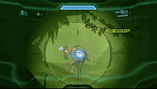 Podążaj w głąb lasu, likwidując kolejne grupy Crawlerów oraz Knightów - Odnajdź Laskiego | Infinity - Kampania | Halo 4 - Halo 4 - poradnik do gry