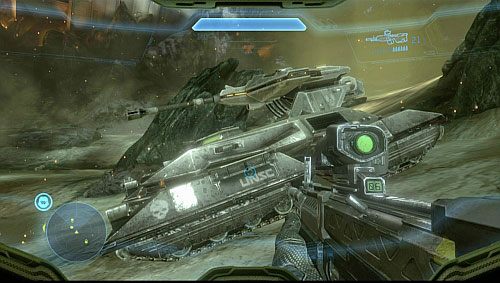 Zejdź niżej, zabijając przeciwników blokujących drogę do Scorpiona - Dotrzyj do Infinity | Infinity - Kampania | Halo 4 - Halo 4 - poradnik do gry