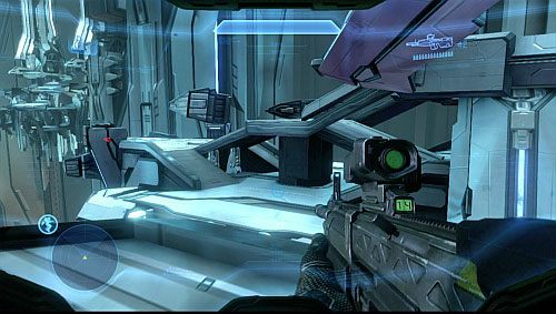 Kiedy lądowisko będzie bezpieczne, wejdź do środka konstrukcji - Dostań się do pierwszej wieży i zniszcz generator fal | Dezaktywacja - Kampania - Halo 4 - poradnik do gry