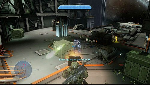 W końcu dotrzesz do miejsca, gdzie będziesz musiał podnieść osłony - Wznieś osłonę | Kompozytor - Kampania | Halo 4 - Halo 4 - poradnik do gry