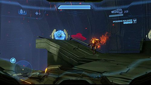 Przeniesiesz się do następnego pomieszczenia, gdzie po zabiciu kilku Crawlerów otworzy się następny portal, po drugiej stronie pomieszczenia - Odnajdź Kompozytor | Midnight - Kampania | Halo 4 - Halo 4 - poradnik do gry