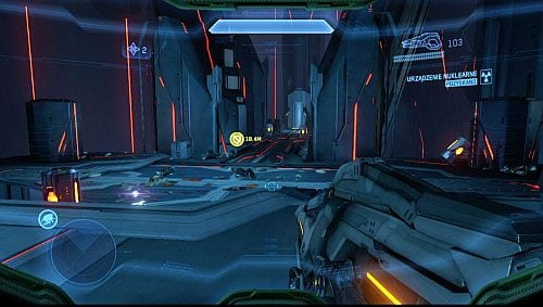 Po drugiej stronie zabij kolejną grupę przeciwników, korzystając z osłon obok portalu - Odnajdź Kompozytor | Midnight - Kampania | Halo 4 - Halo 4 - poradnik do gry