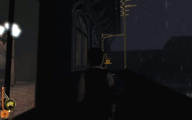 Po wyjściu z pokoju skręć w prawo i wyjdź na taras - 10 - Betrayal | Opis przejścia | Lucius - Lucius - poradnik do gry