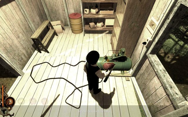 Następnie zasil kompresor podłączając leżącą na podłodze wtyczkę do prądu - 15 - American Schizophrenic | Opis przejścia | Lucius - Lucius - poradnik do gry