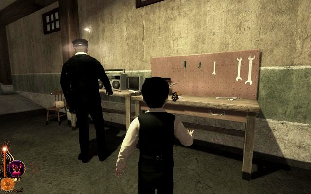 Używając mocy kontroli umysłu, zmuś Micheala żeby przyłożył szmatkę do twarzy - 14 - Overdose Of Fumes | Opis przejścia | Lucius - Lucius - poradnik do gry