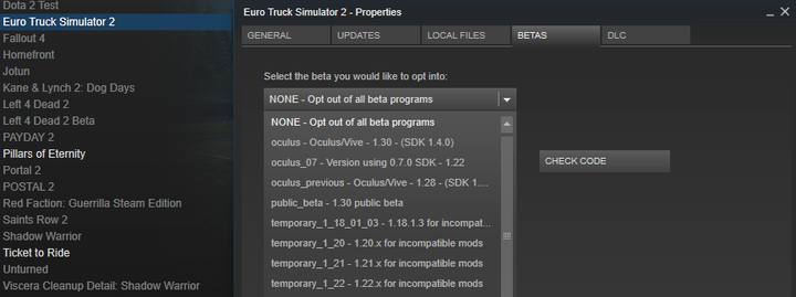 Co jednak w przypadku, gdy zaktualizowałeś grę, a aplikacja nie została do niej dostosowana - ETS2: Aplikacja TruckersMP - Euro Truck Simulator 2 - poradnik do gry