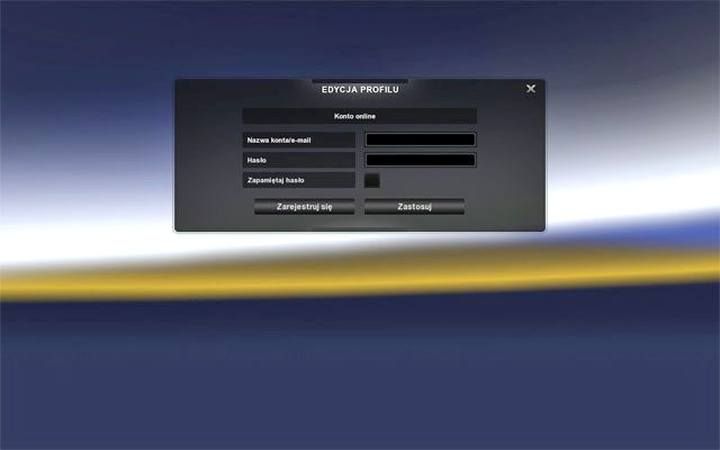 W grze istnieje opcja połączenia profilu z kontem online poprzez stronę worldoftrucks - ETS2: Konto online, World of Trucks - Euro Truck Simulator 2 - poradnik do gry
