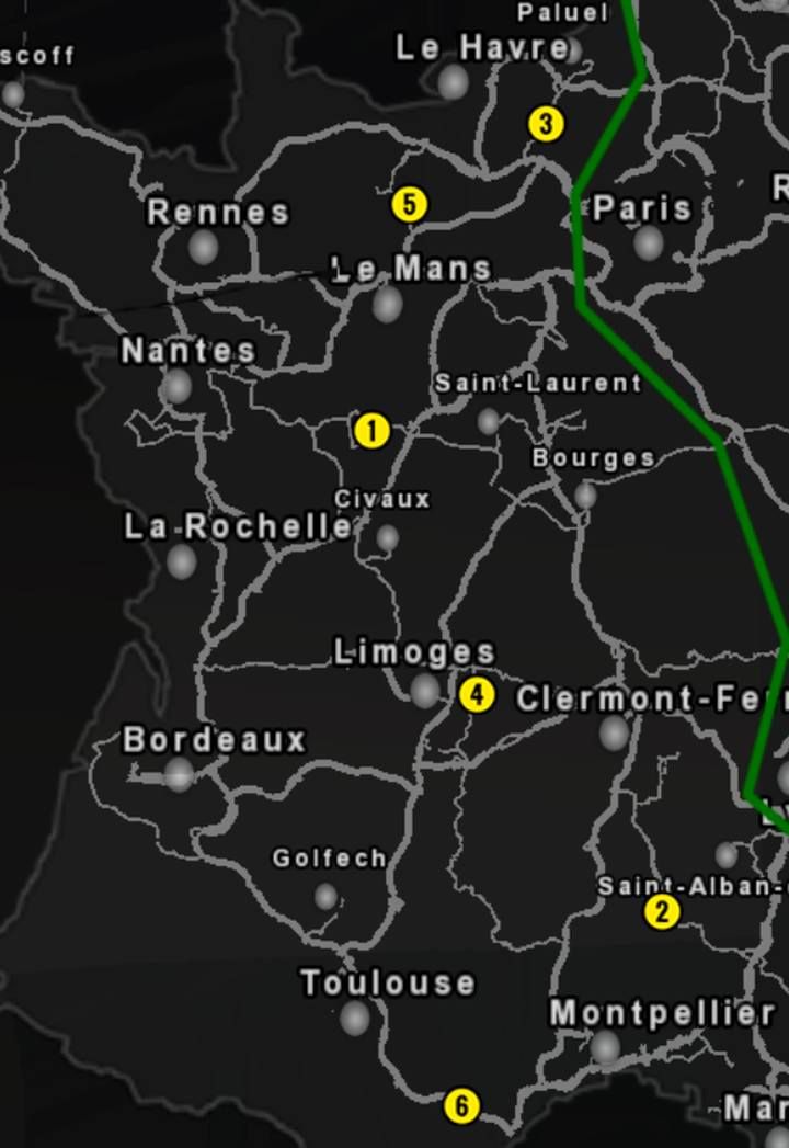 Odkryj następujące widoki: Carcassonne, most Brotonne, czołg Tiger, Peyrat-le-Château, Château de Ventadour, Château dUssé - ETS2: Osiągnięcia Steam - Italia i DLC - Euro Truck Simulator 2 - poradnik do gry