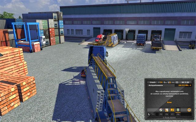 Jedną z najważniejszych rzeczy w grze jest manewrowanie przyczepą - ETS2: Parkowanie przyczepy - Euro Truck Simulator 2 - poradnik do gry