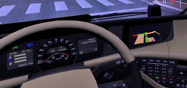 Zwracaj uwagę na to ile paliwa masz jeszcze w zbiornikach - ETS2: Korzystanie ze stacji paliw - Euro Truck Simulator 2 - poradnik do gry