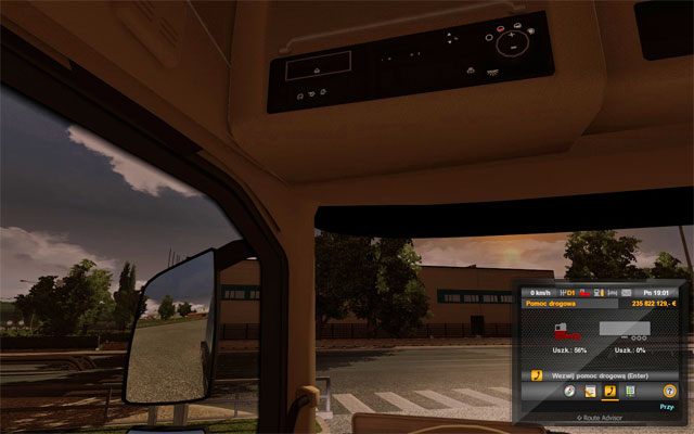 Sytuacja jest poważniejsza, gdy ulegniesz wypadkowi i zniszczenia są poważne - ETS2: Serwis - naprawa i modyfikacje ciężarówek - Euro Truck Simulator 2 - poradnik do gry