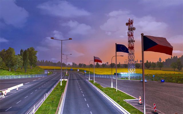 Wszystkie państwa po których się poruszasz należą do Unii Europejskiej - ETS2: Granice państw, przejazdy kolejowe - Euro Truck Simulator 2 - poradnik do gry