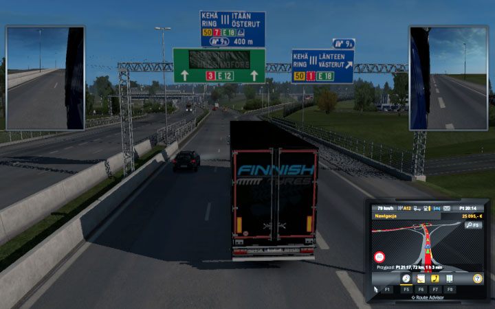 System autostradowy oraz szerokie, dwupasmowe trasy zdarzają się tu często - ETS2 Bałtycki szlak: Charakterystyka dróg państw - Euro Truck Simulator 2 - poradnik do gry