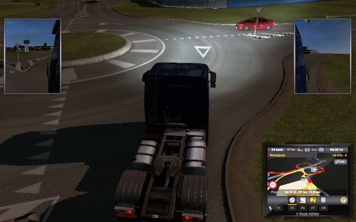 To na co trzeba bacznie zwracać uwagę w Rosji to ronda - ETS2 Bałtycki szlak: Charakterystyka dróg państw - Euro Truck Simulator 2 - poradnik do gry